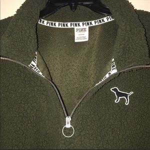 ARMY GREEN SHERPA PULLOVER